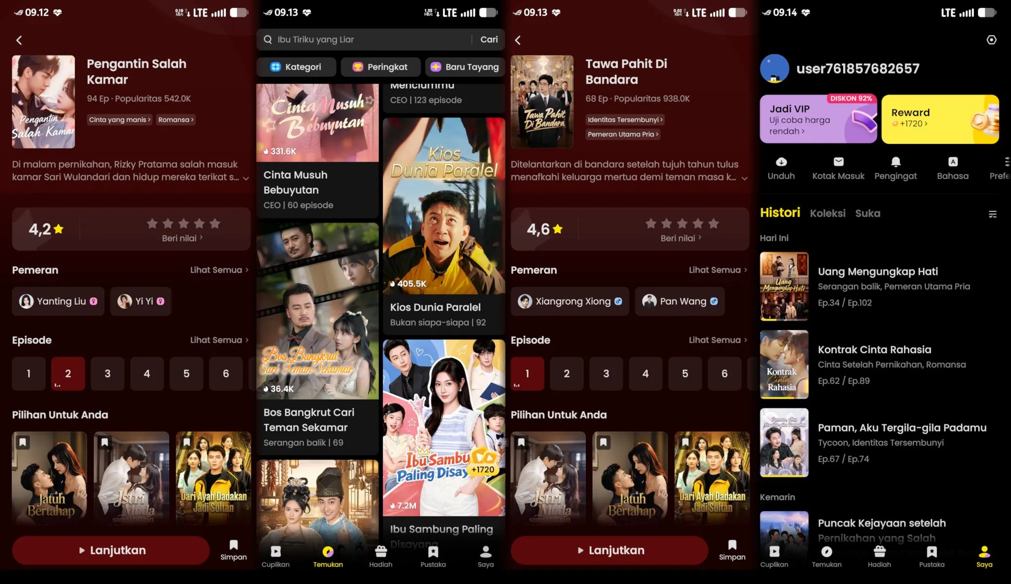 Nonton Drama Cina, Aplikasi Melolo Tampilan aplikasi drama pendek melolo