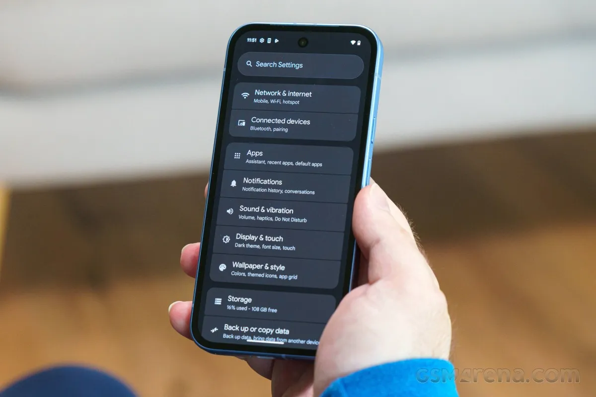 Pengaturan Pixel 9a