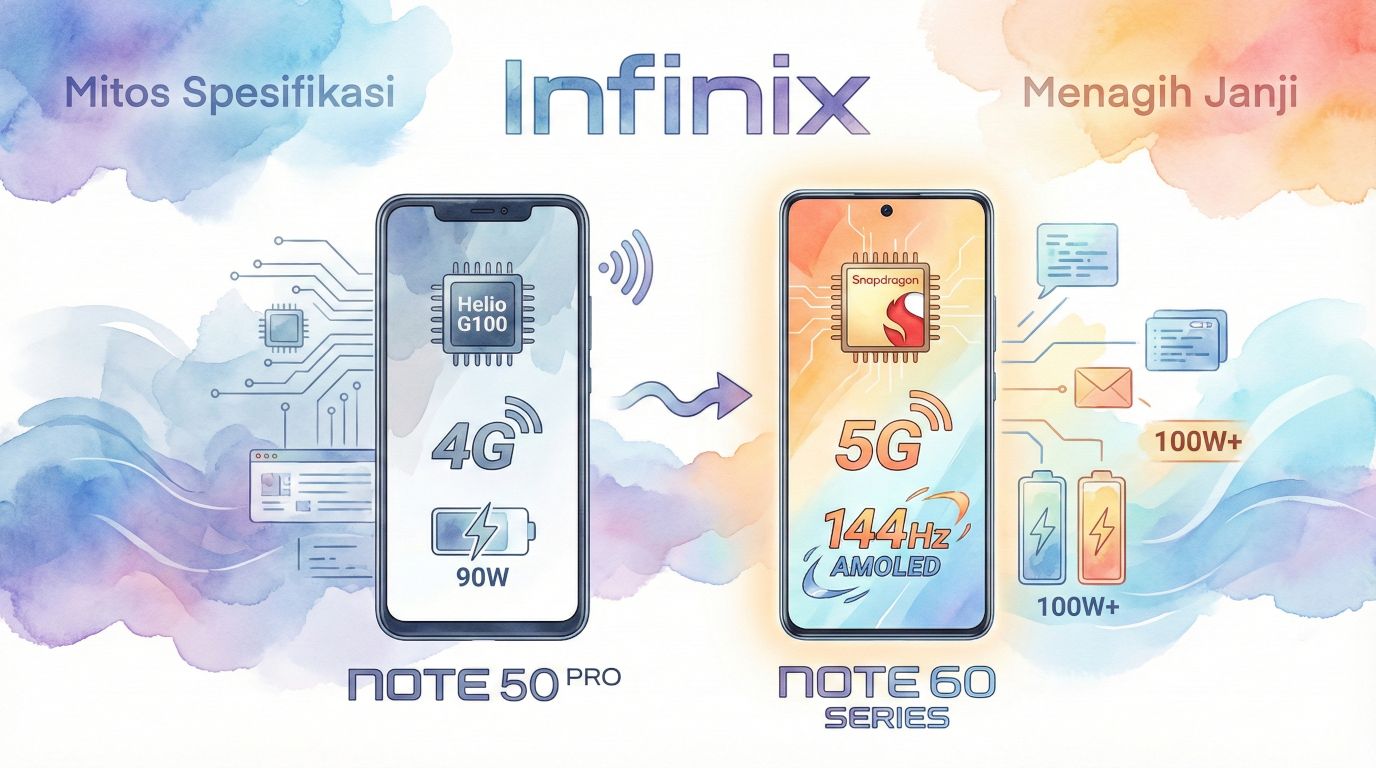 Mitos Spesifikasi di Atas Kertas: Membongkar Ilusi Infinix Note 50 Pro dan Menagih Janji 'Tobat' di Seri Note 60